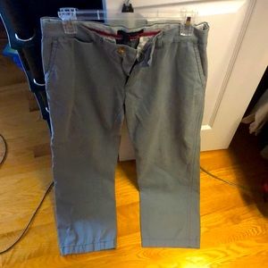 Tommy Hilfiger light gray chinos